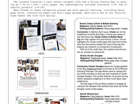 home furnishings and financial real estate provide big returns