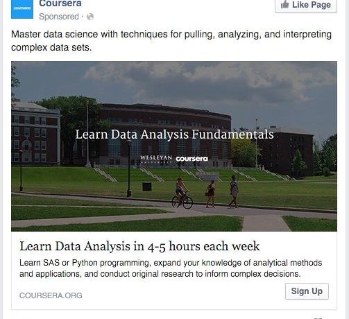 native advertising example coursera