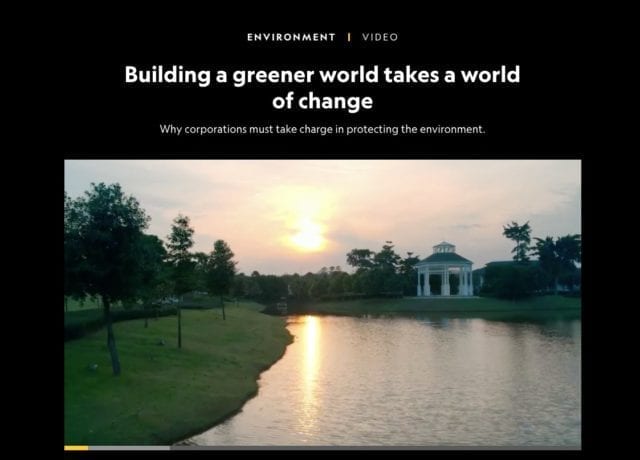 native advertising example EcoWorld