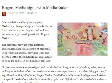 media in canada