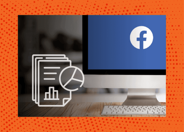 facebook logo on a mac screen