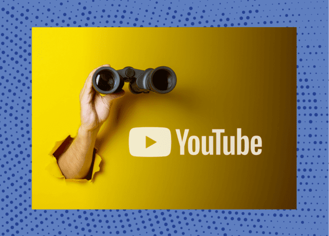 youtube logo on yellow background