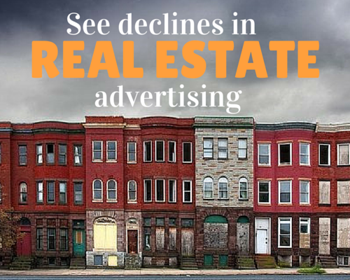 see declines in real estate advertising