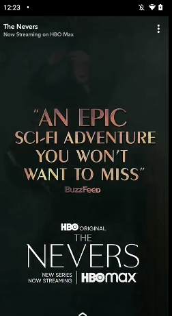 The Nevers Snapchat Ad